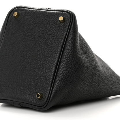 Hermes Taurillon Clemence Picotin Lock 18 PM Black 10 of 12