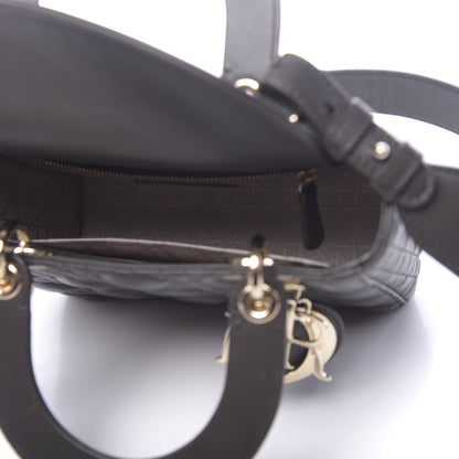 Christian Dior Lambskin Cannage Small Lucky Badges My Lady Dior Black 5 of 11