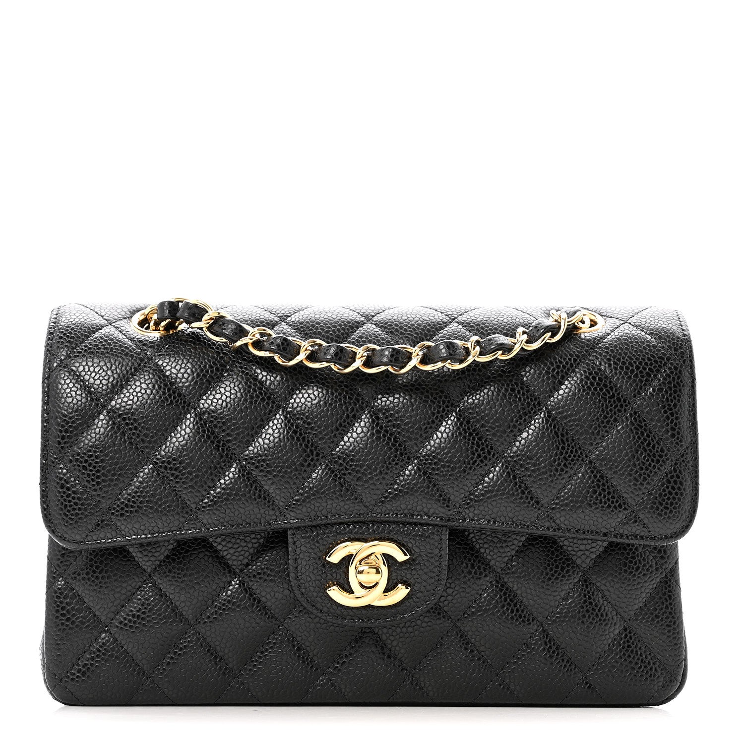 Chanel Caviar Quilted Small Double Flap Black 1 of 14