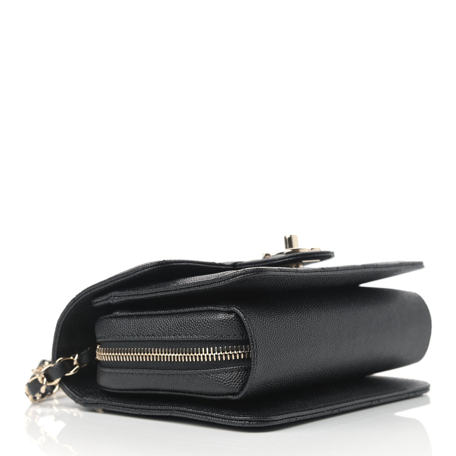 Chanel Caviar Quilted Like A Wallet Flap Black 4 of 9