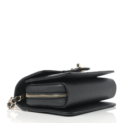 Chanel Caviar Quilted Like A Wallet Flap Black 4 of 9