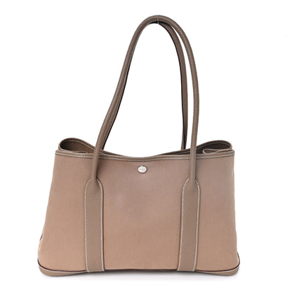 Hermes Toile Vache Garden Party 36 MM Etoupe 1 of 9
