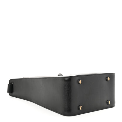 Balenciaga Calfskin Logo Embossed Small Tool 2.0 North-South Tote Black 6 of 15