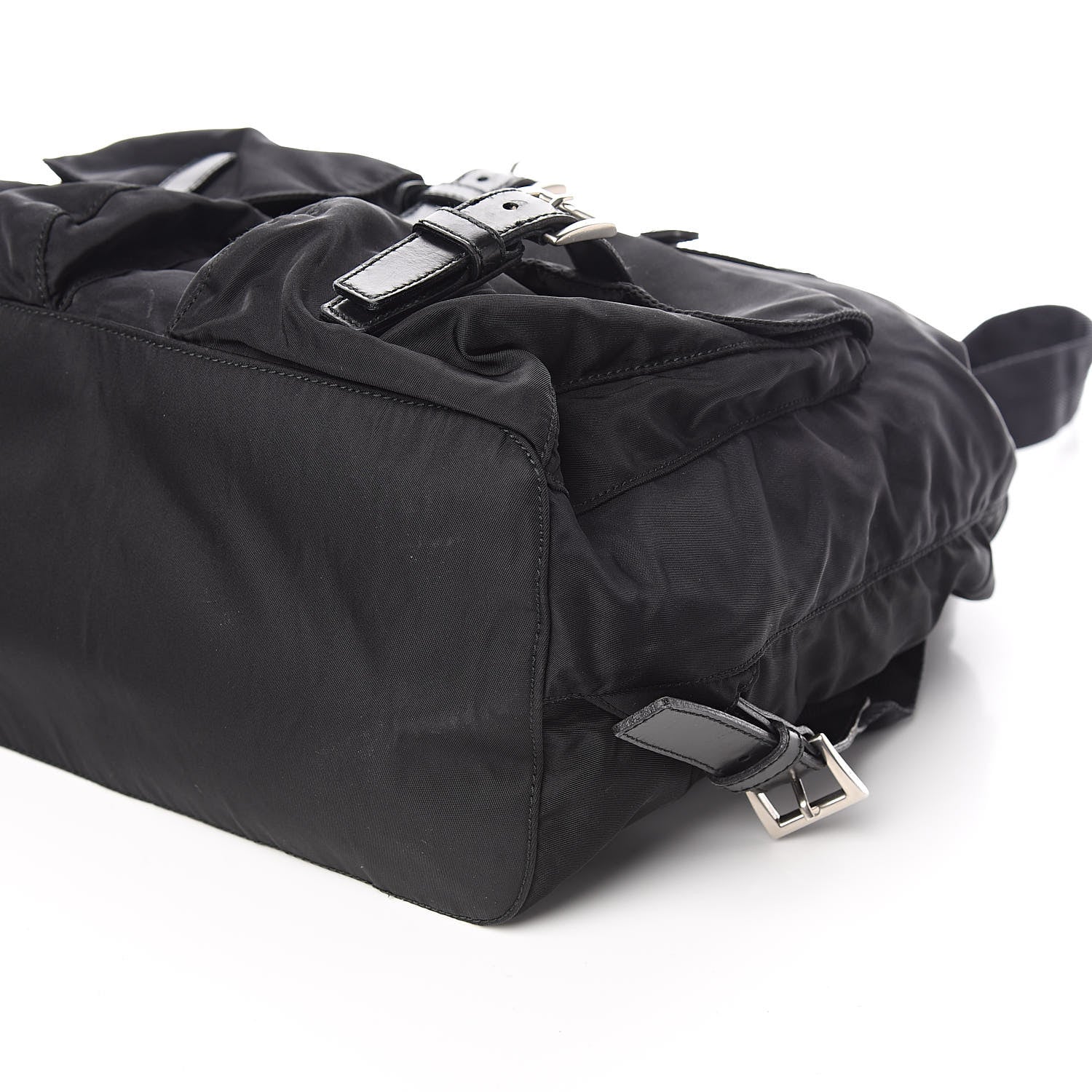 Prada Nylon Vela Medium Backpack Black 9 of 12