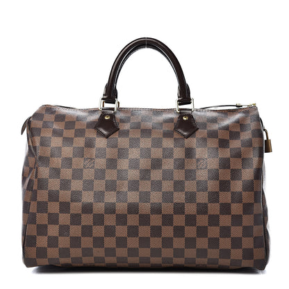 Louis Vuitton Damier Ebene Speedy 35 1 of 16