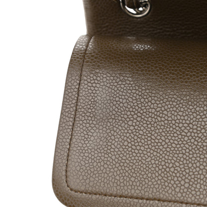 Chanel Caviar Quilted Jumbo Double Flap Beige Taupe 7 of 10