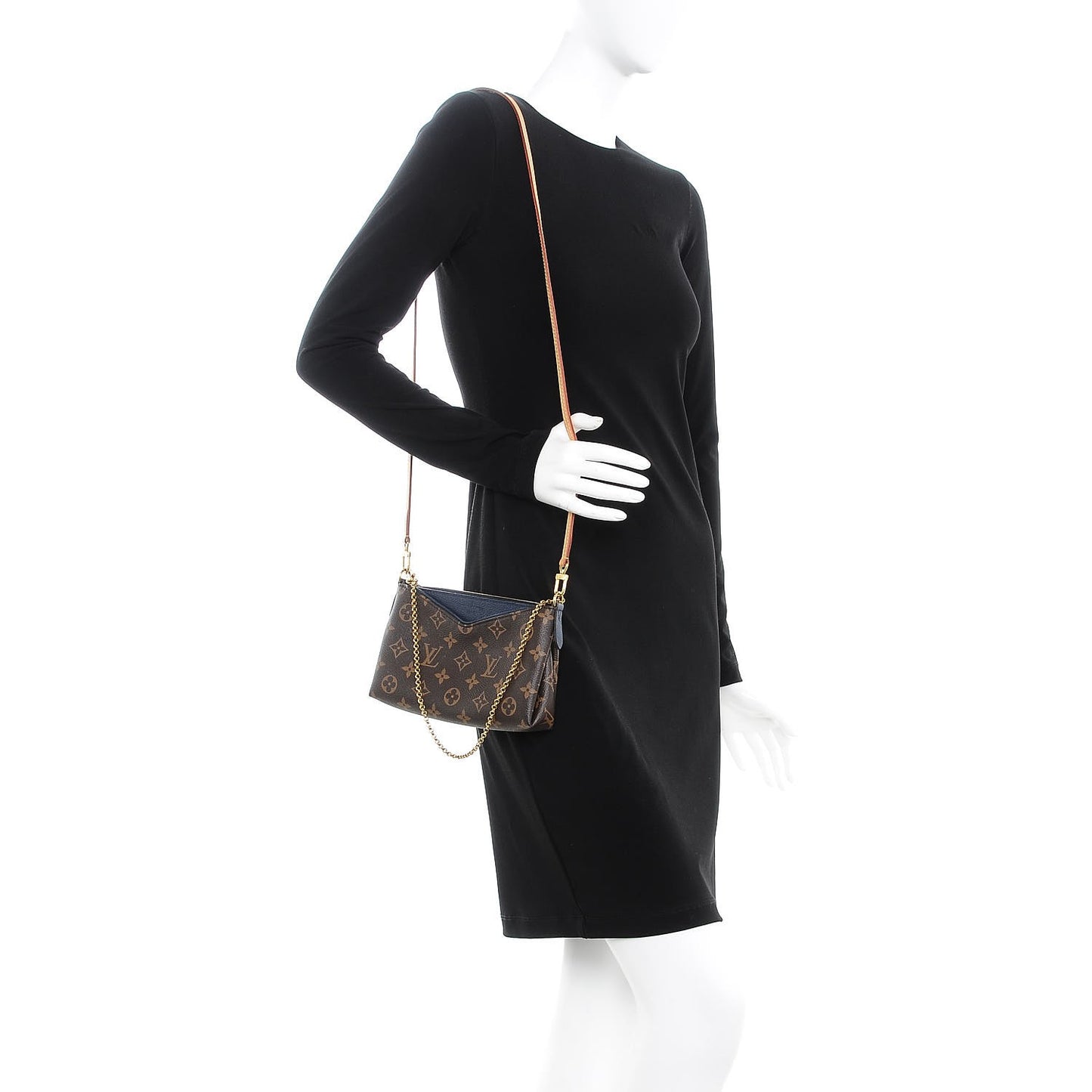 Monogram Pallas Clutch Blue Marine