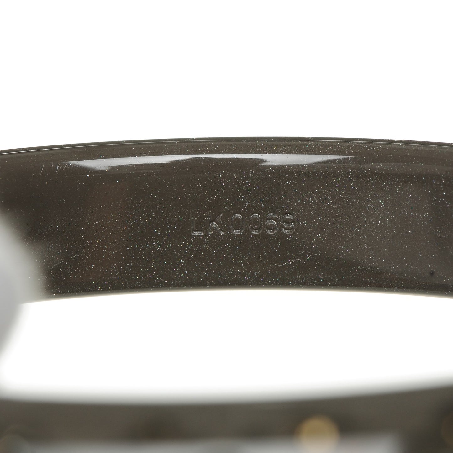 Resin Swarovski Small Inclusion Bracelet PM Grey