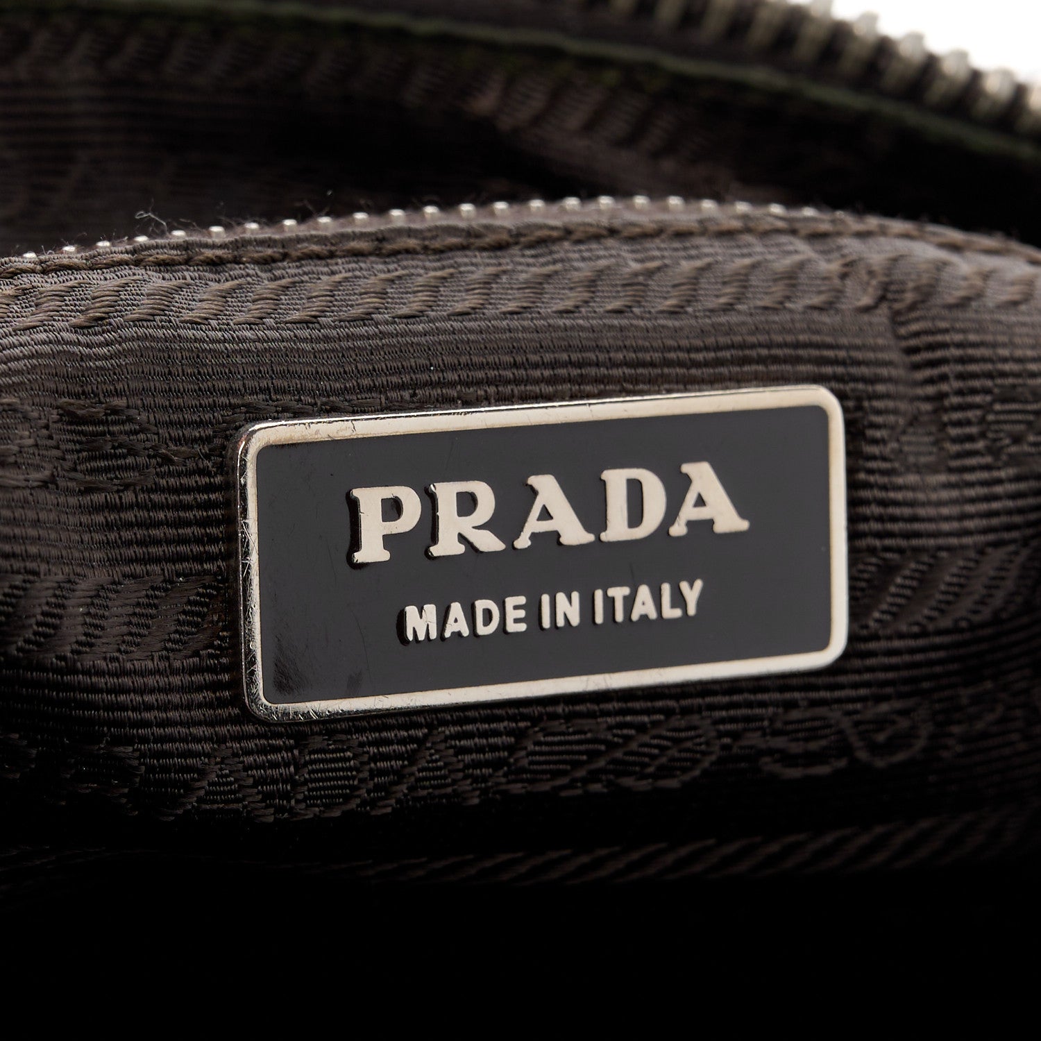 Prada Tessuto Nylon Twist Shoulder Bag Bruciato 7 of 15
