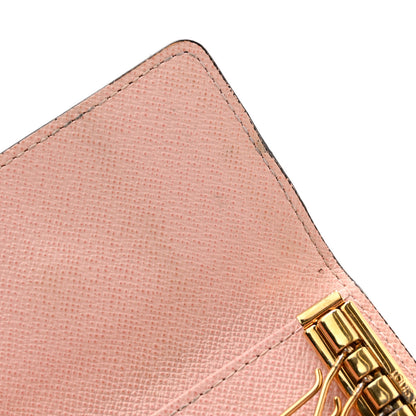 Louis Vuitton Damier Ebene Multicles 6 Key Holder Rose Ballerine 9 of 11