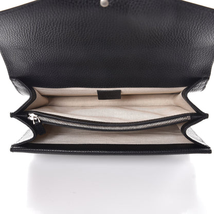 Gucci Pebbled Calfskin Small Dionysus Shoulder Bag Black 5 of 7