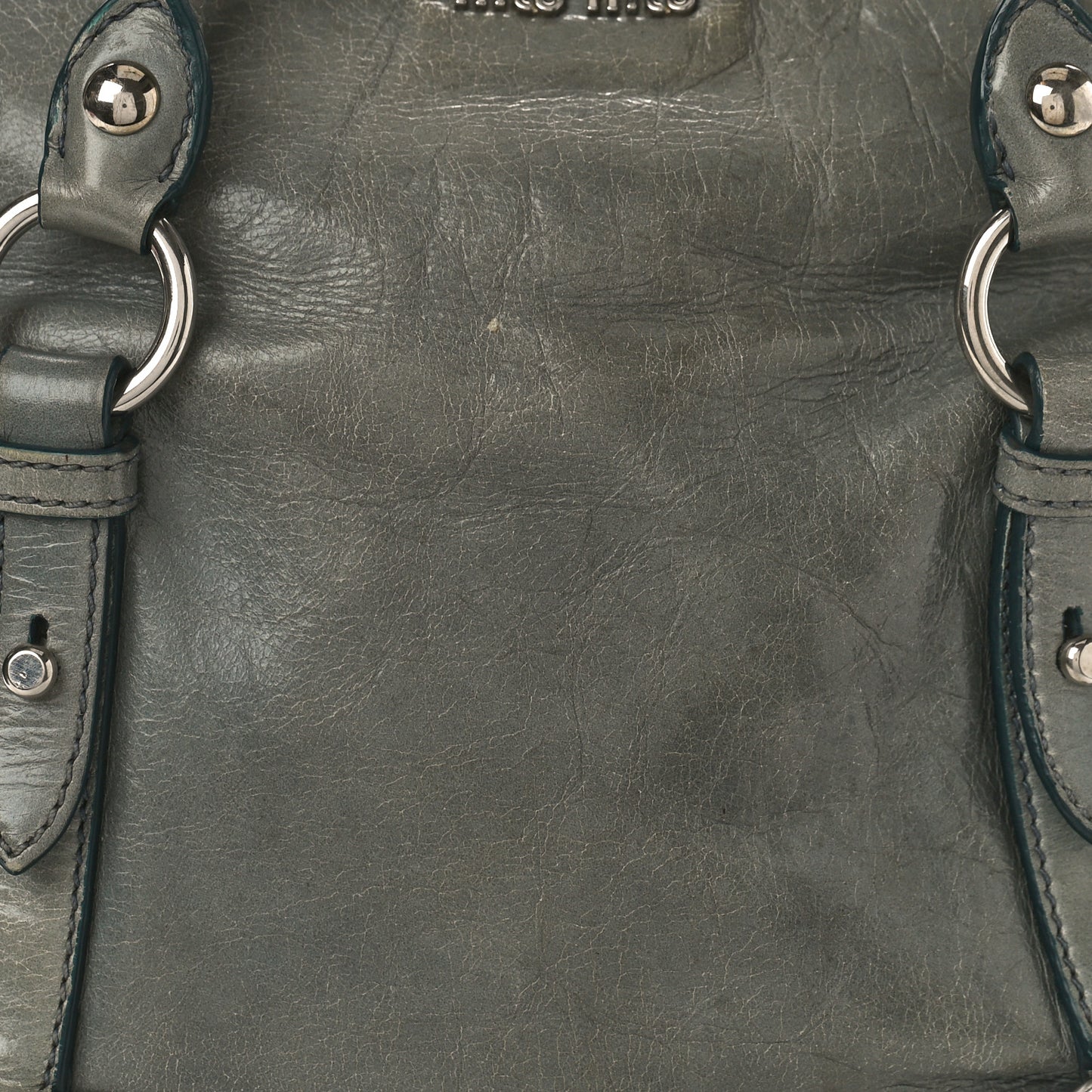 Vitello Lux Mini Bow Bag Agave