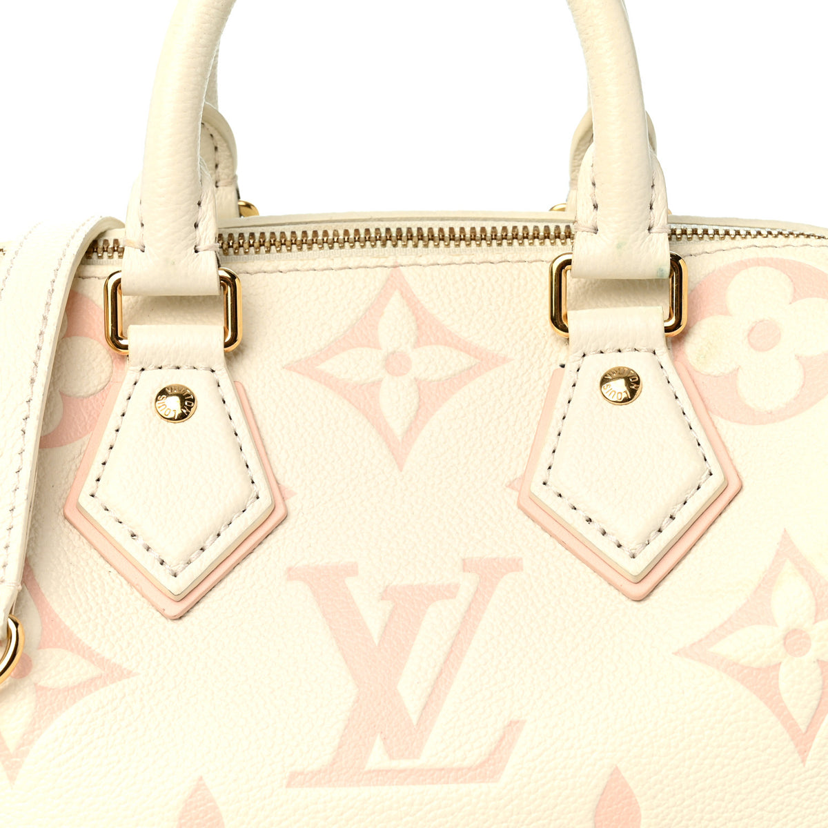 Empreinte Monogram Giant Speedy Bandouliere 20 Latte Chamallow