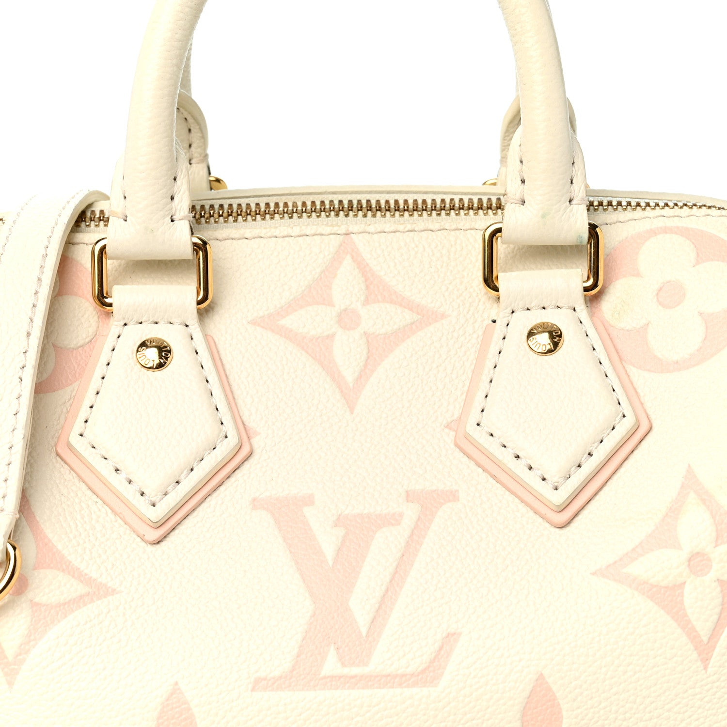 Louis Vuitton Empreinte Monogram Giant Speedy Bandouliere 20 Latte Chamallow 7 of 11