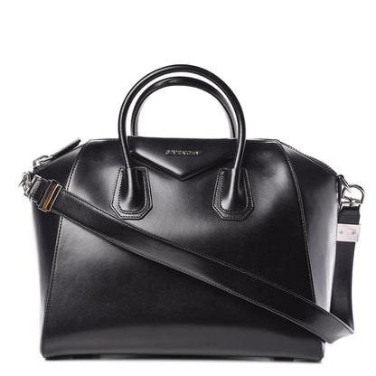 Givenchy Shiny Lord Calfskin Medium Antigona Black 1 of 18