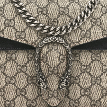 Gucci GG Supreme Monogram Mini Dionysus Shoulder Bag Black 9 of 11