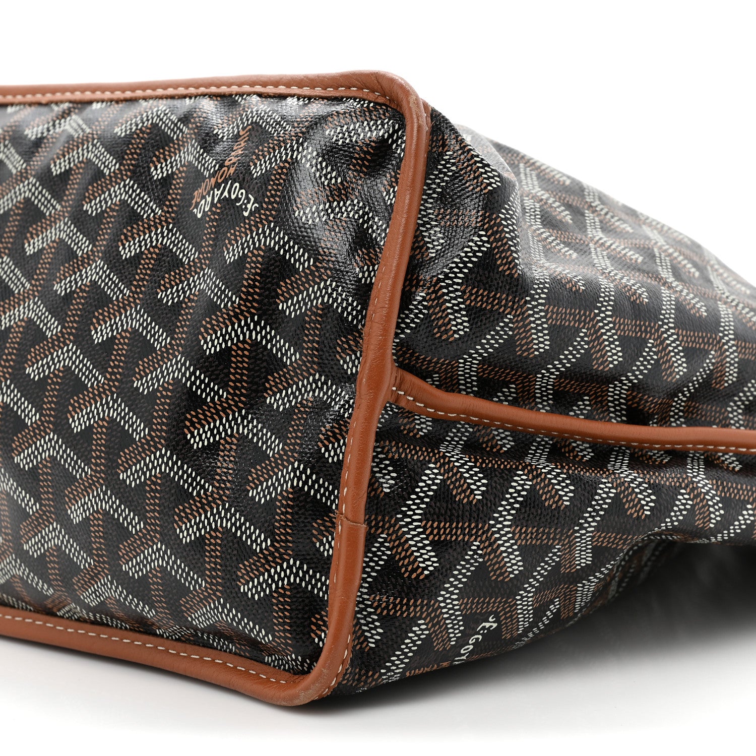 Goyard Goyardine Reversible Anjou PM Black Gold 10 of 20