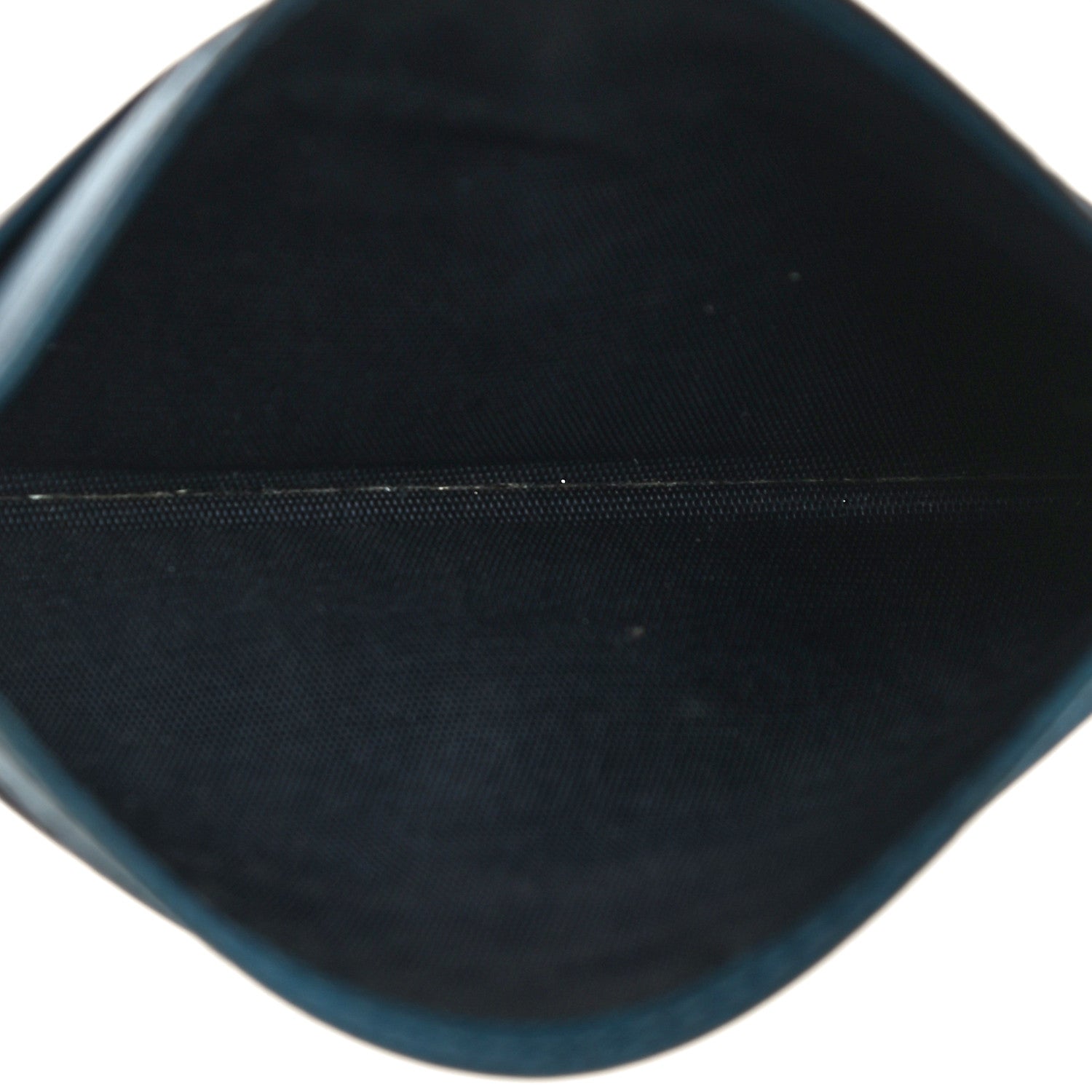 Prada Saffiano Vernice Metal Card Case Blue 5 of 10