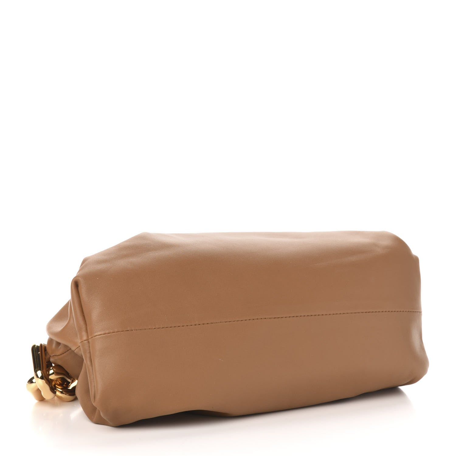 Bottega Veneta Calfskin The Pouch Chain Moutarde 4 of 10