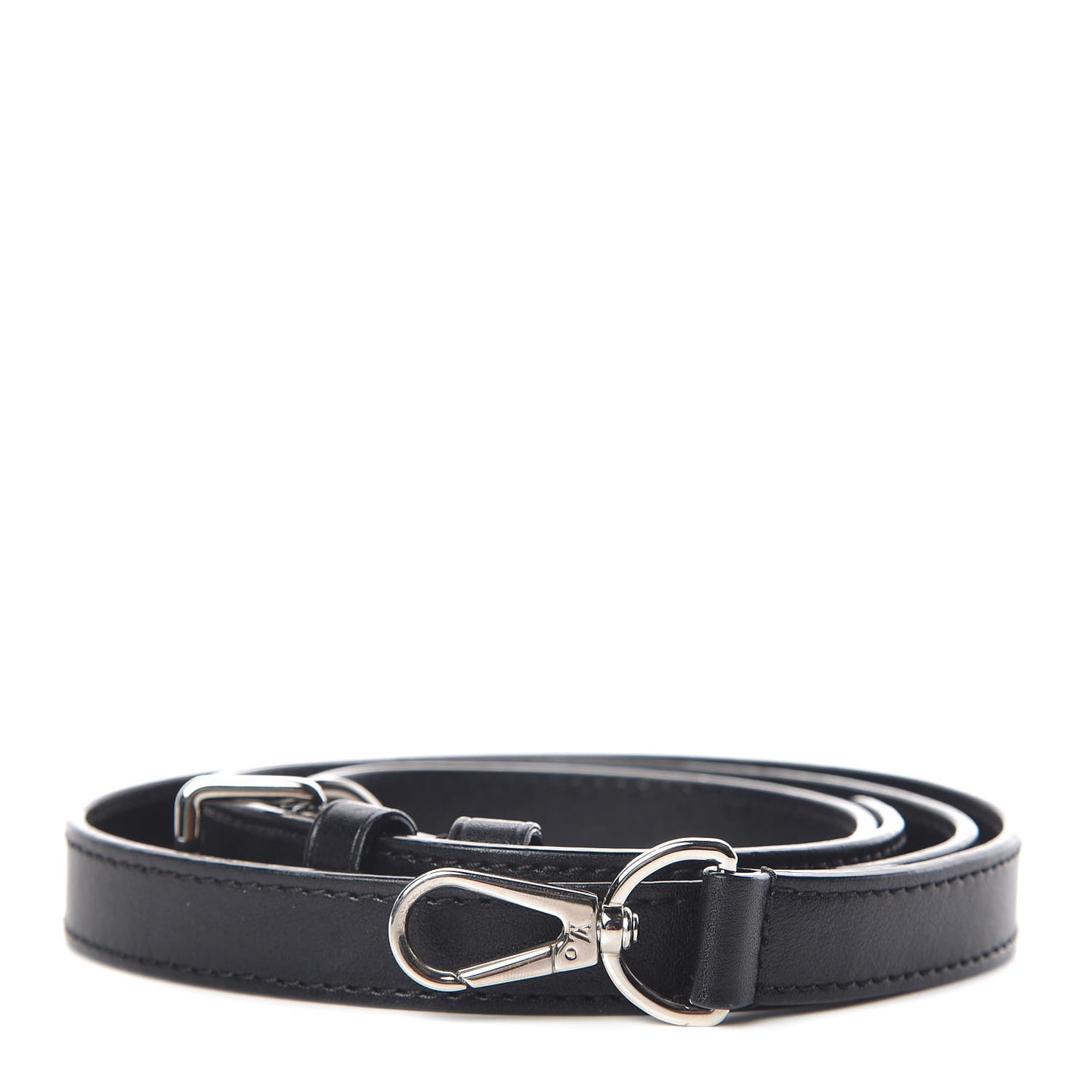Calfskin 20 mm Adjustable Shoulder Strap Black