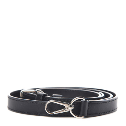 Louis Vuitton Calfskin 20 mm Adjustable Shoulder Strap Black 1 of 2