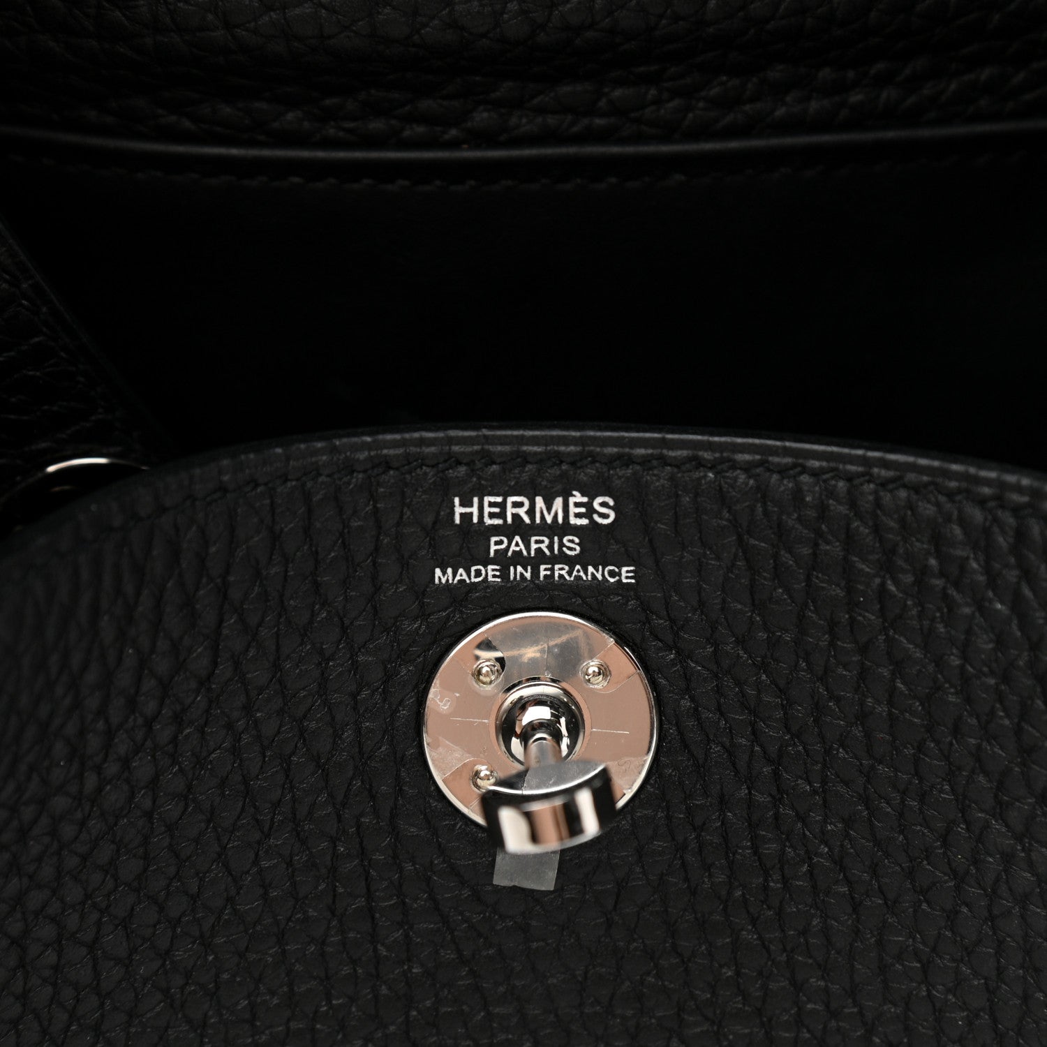 Hermes Taurillon Clemence Mini Lindy 20 Black 6 of 12