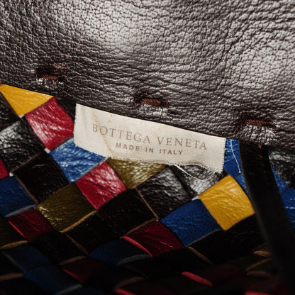 Bottega Veneta Shiny Goatskin Intrecciato Mini Cabat Multicolor 6 of 6