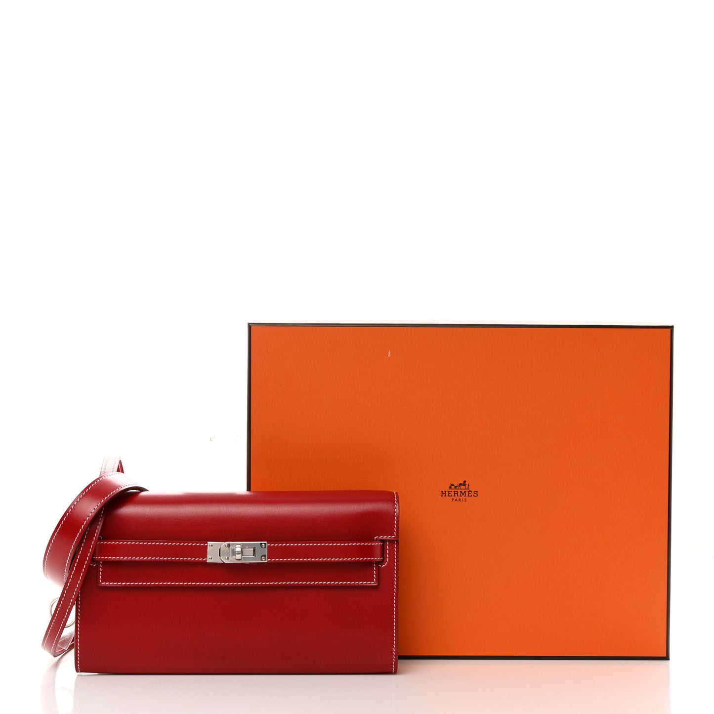 Box Kelly Wallet To Go Rock Rouge Piment