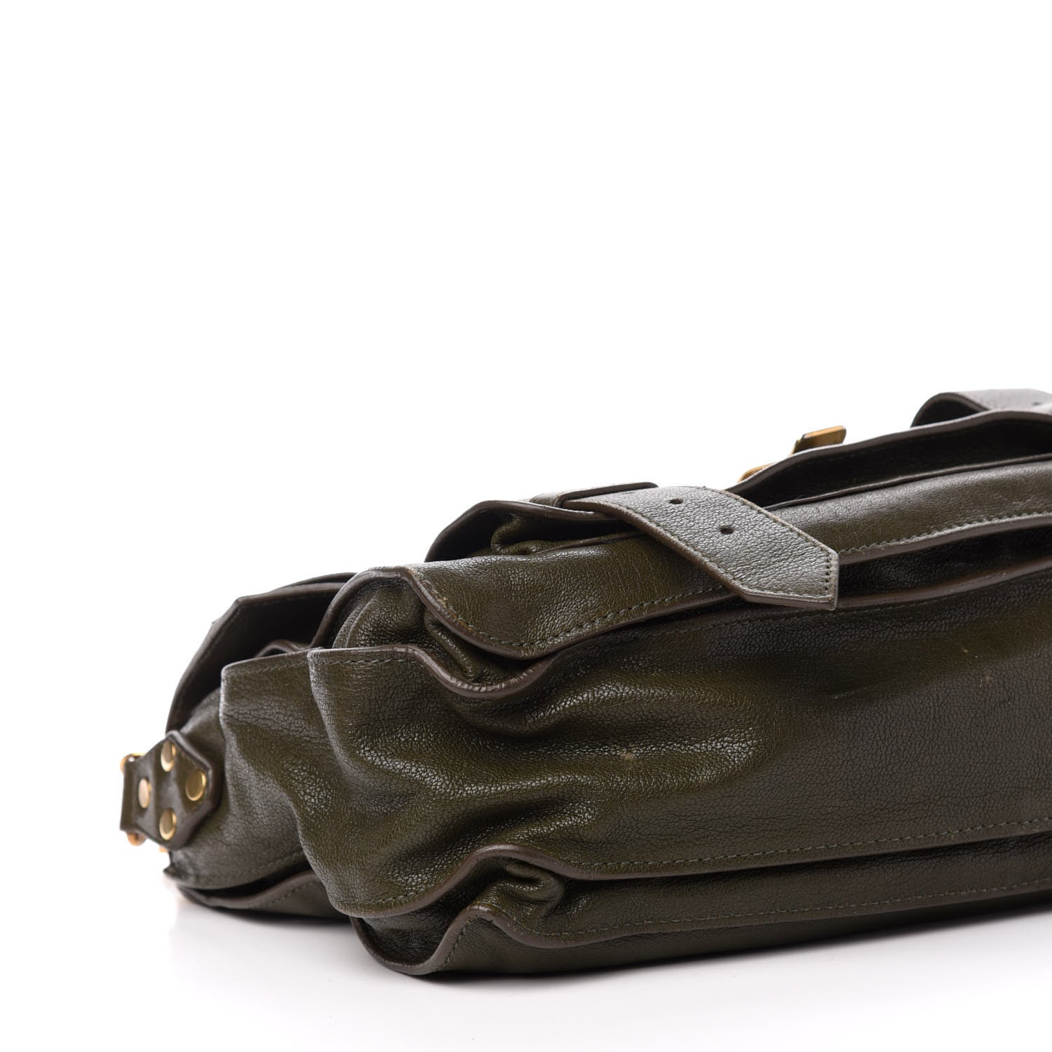 Proenza Schouler Lambskin PS1 Medium Satchel Military 10 of 15