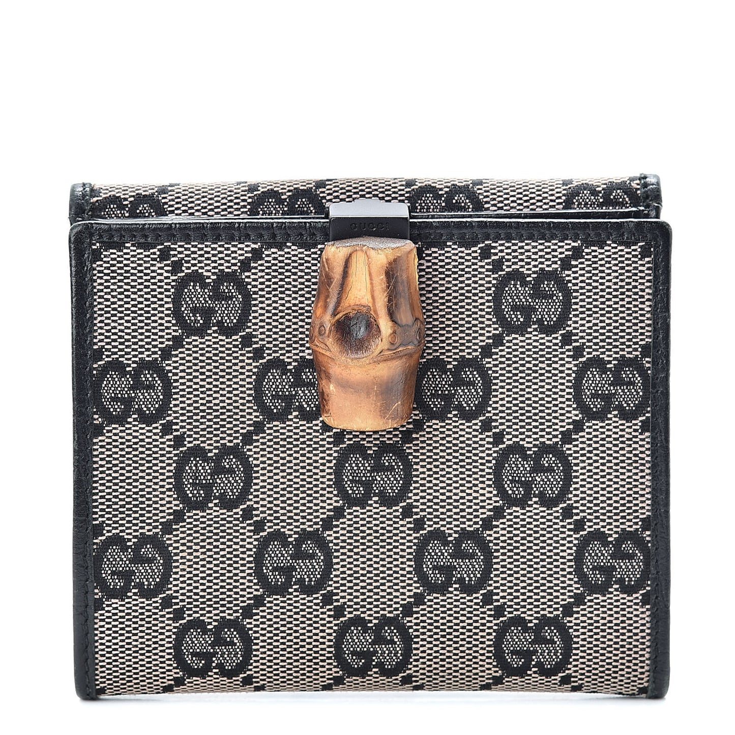 Monogram Bamboo French Wallet Navy