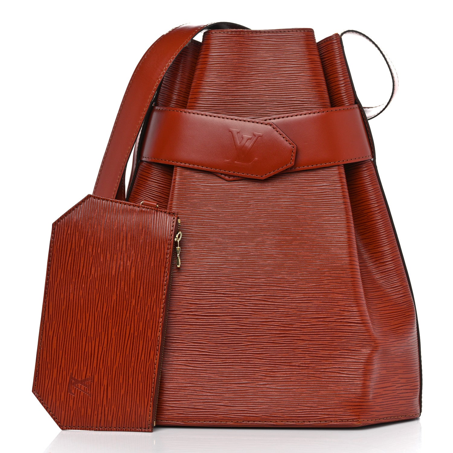 Louis Vuitton Epi Sac D'Epaule GM Kenyan Fawn 3 of 13