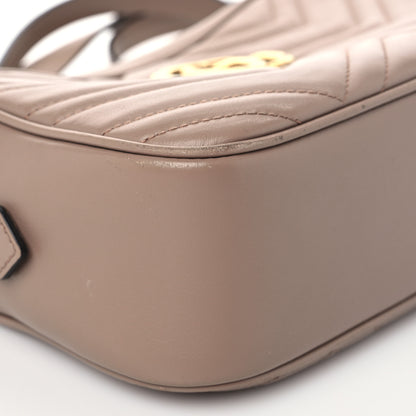 Gucci Calfskin Matelasse Small GG Marmont Chain Shoulder Bag Porcelain Rose 8 of 11