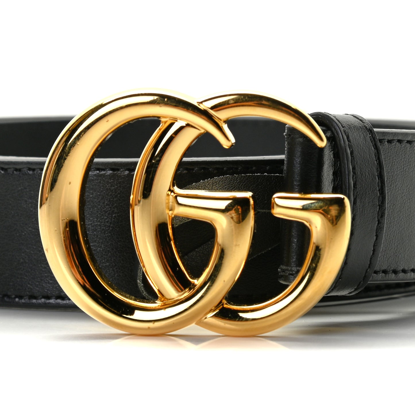 Plutone Calfskin Double G 30mm Belt 85 34 Black