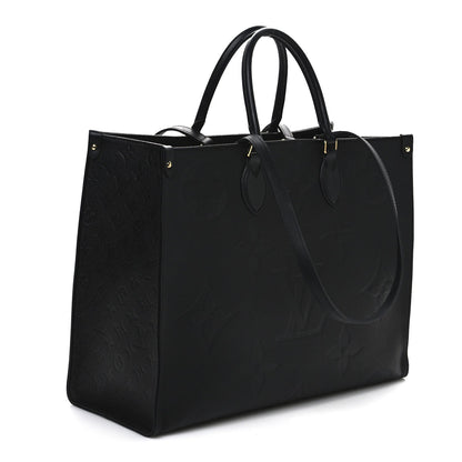 Louis Vuitton Empreinte Monogram Giant Onthego GM Black 3 of 11