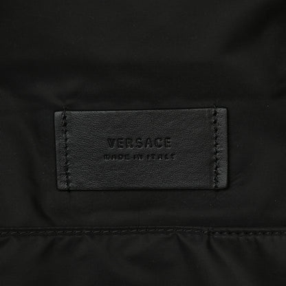 Versace Nylon Barocco Signature Print Backpack Blue Multicolor 6 of 10