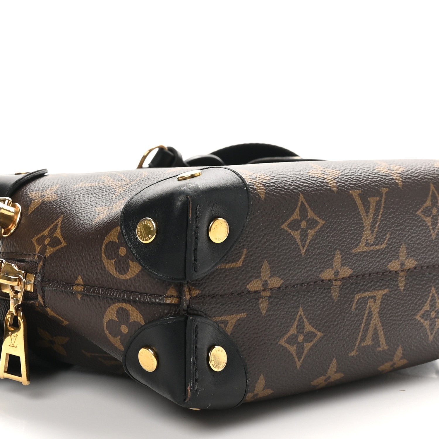Louis Vuitton Monogram Petite Malle Souple Black 8 of 9