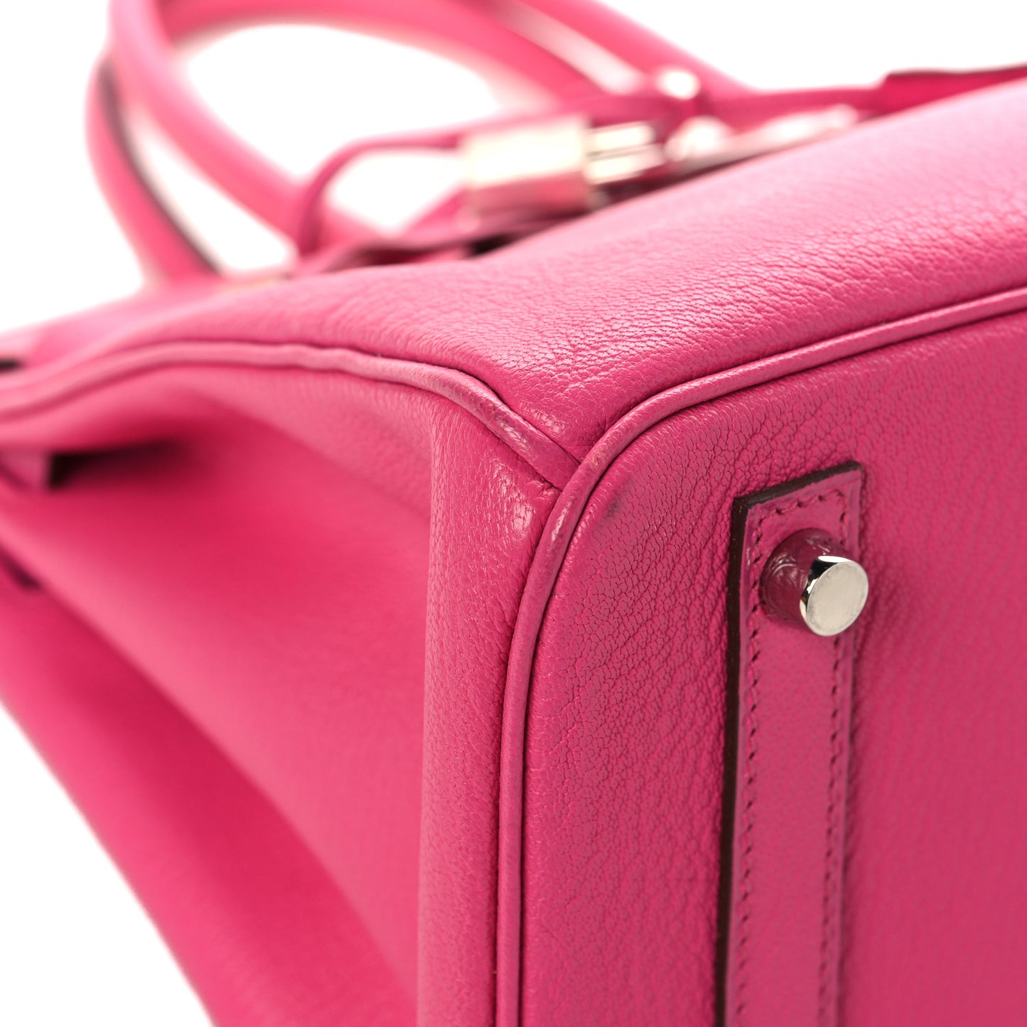 Chevre De Coromandel Birkin 30 Rose Shocking