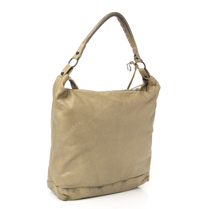Balenciaga Agneau Classic Hardware Day Hobo Latte Beige 2 of 9