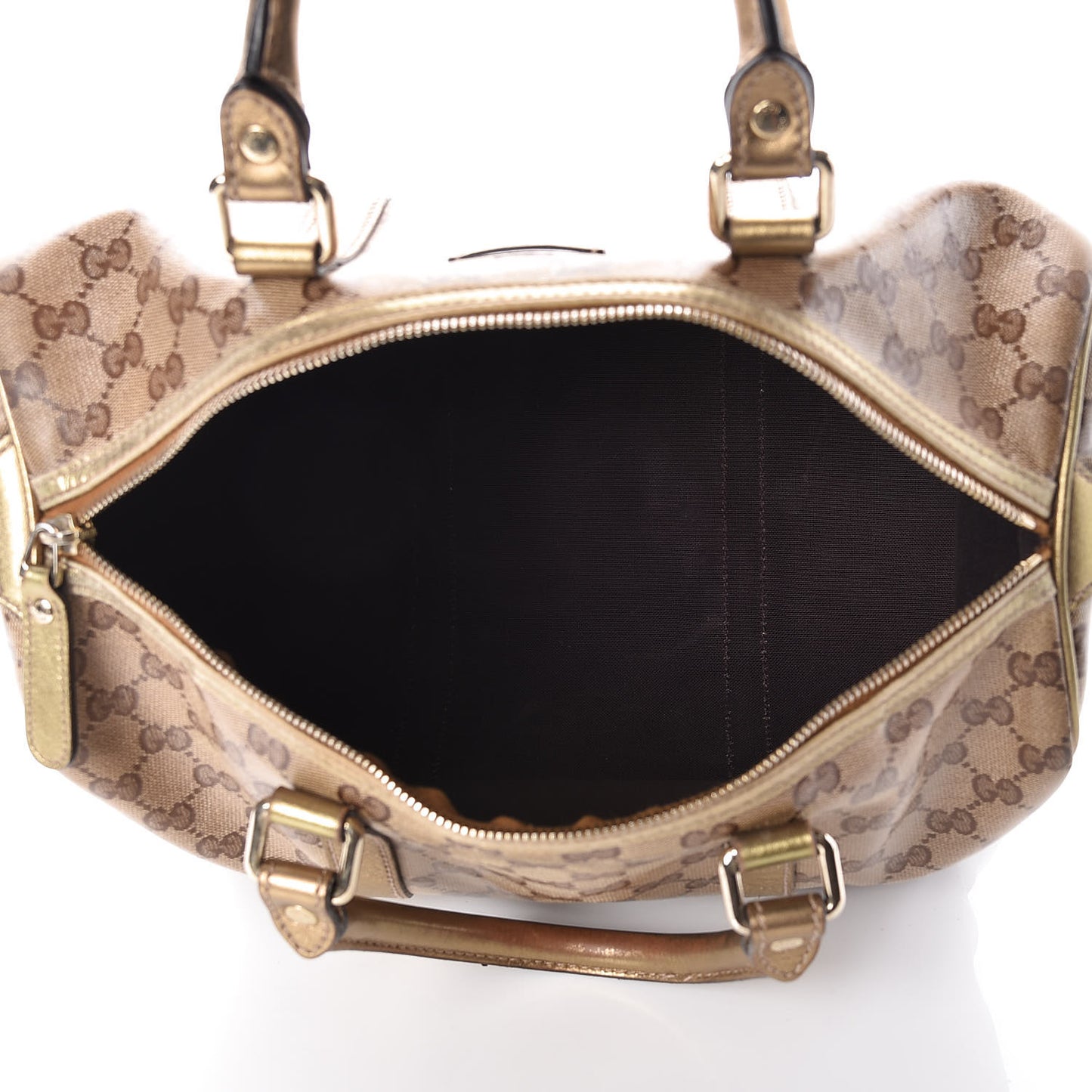 Crystal Monogram Medium Joy Boston Gold