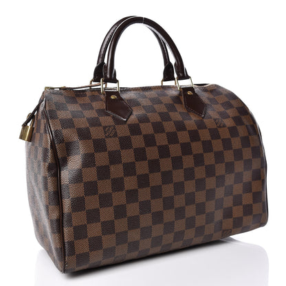 Louis Vuitton Damier Ebene Speedy 30 3 of 10