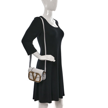 Valentino Garavani Calfskin Small Supervee Crossbody Bag Optic White 2 of 10