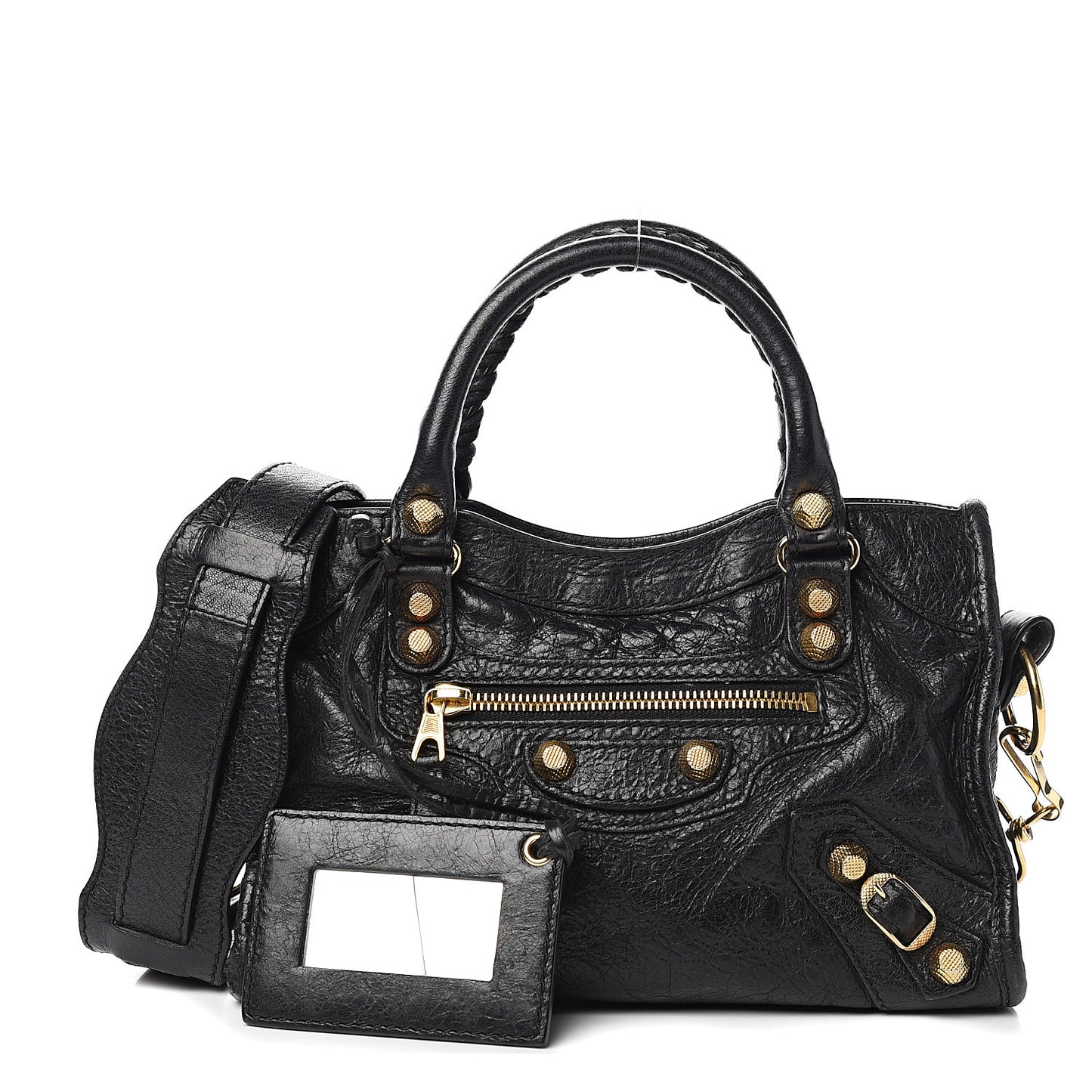 Agneau Giant 12 Gold Hardware Mini City Black