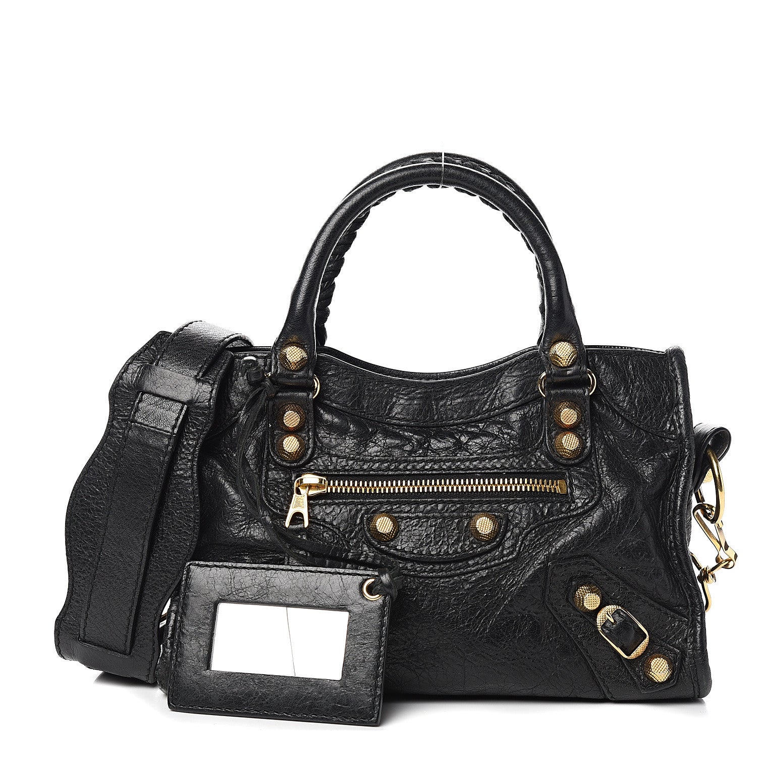 Balenciaga Agneau Giant 12 Gold Hardware Mini City Black 1 of 11
