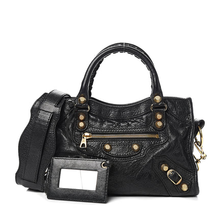 Balenciaga Agneau Giant 12 Gold Hardware Mini City Black 1 of 11