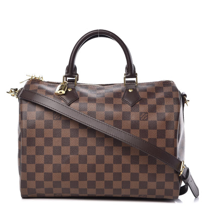 Louis Vuitton Damier Ebene Speedy Bandouliere 30 1 of 10