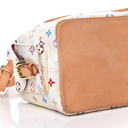 Louis Vuitton Monogram Multicolor Petit Noe White 9 of 11