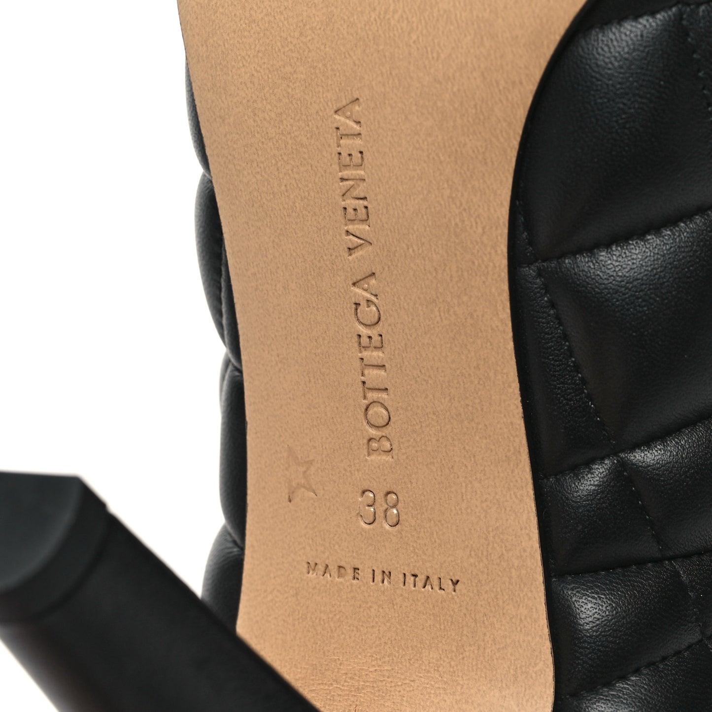 Nappa Matelasse Padded Dream Pumps 38 Black
