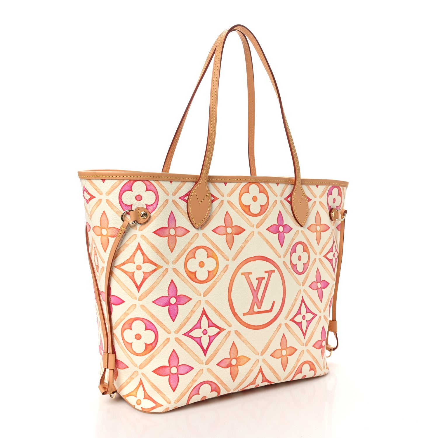 Louis Vuitton Monogram Giant By The Pool 2.0 Neverfull MM Coral 4 of 10