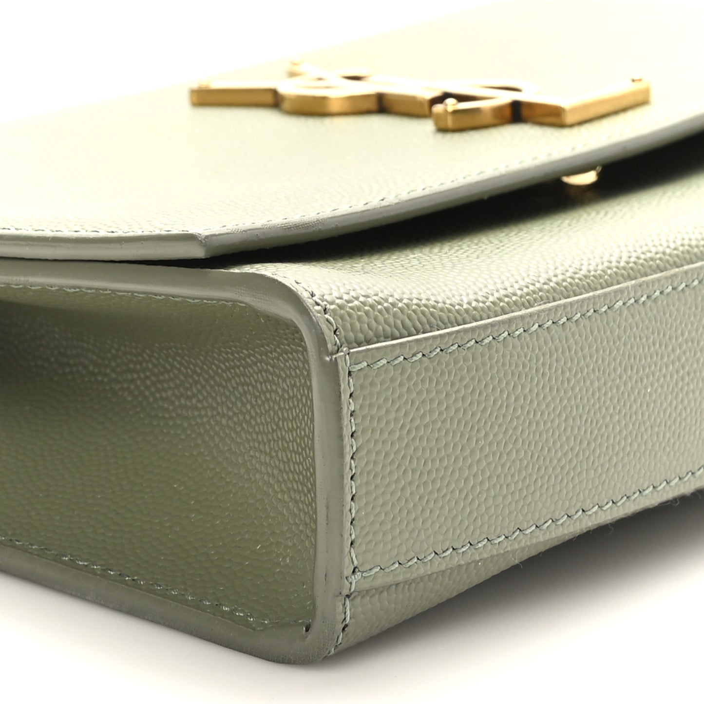 Grain De Poudre Small Monogram Kate Satchel Light Sage