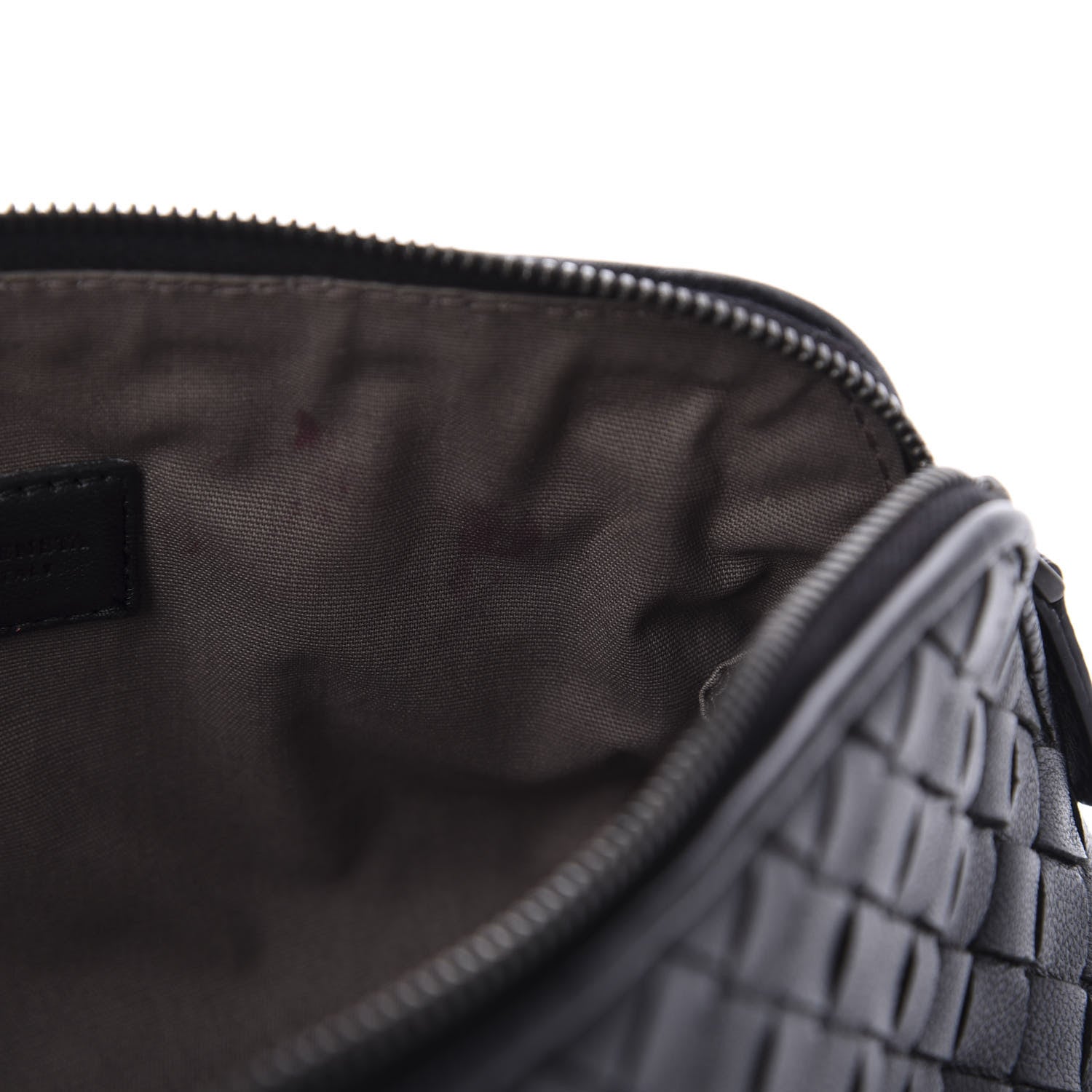 Bottega Veneta Nappa Intrecciato Cosmetic Case Black 10 of 11